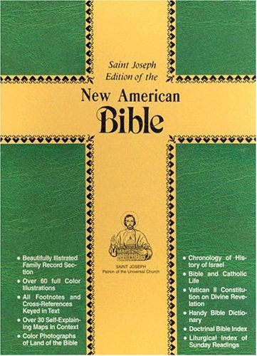 Cover for Confraternity of Christian Doctrine · Saint Joseph Personal Size Bible-nabre (Paperback Book) [Lea edition] (2011)