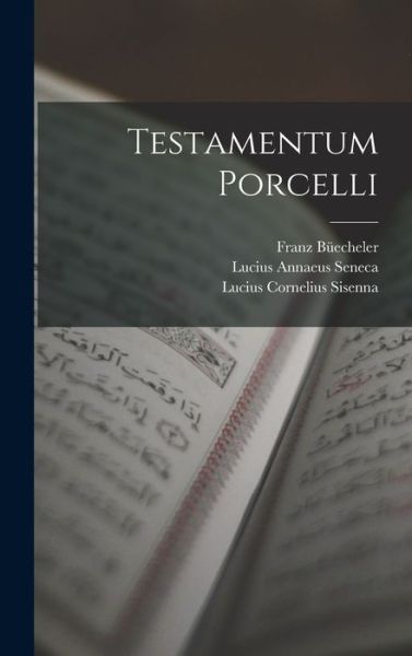 Cover for Marcus Terentius Varro · Testamentum Porcelli (Book) (2022)