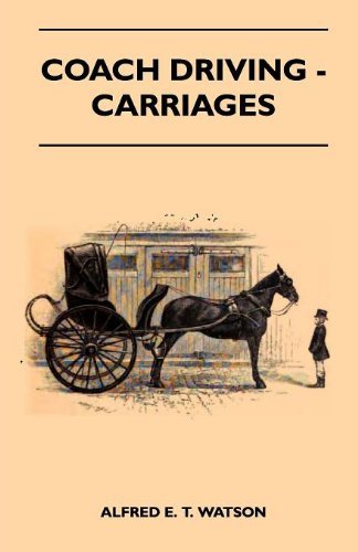 Cover for Alfred E. T. Watson · Coach Driving - Carriages (Pocketbok) (2010)