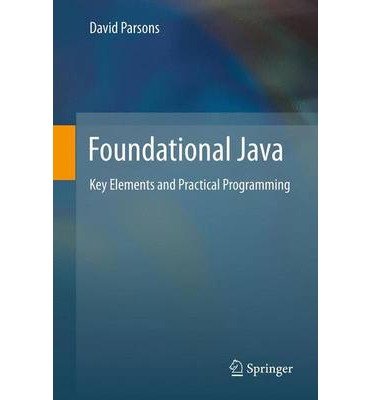 Cover for David Parsons · Foundational Java (Bok) [2012 edition] (2012)