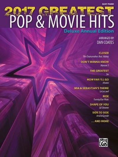 Cover for Dan Coates · 2017 Greatest Pop &amp; Movie Hits (Paperback Book) (2017)