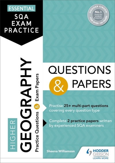 Cover for Sheena Williamson · Essential SQA Exam Practice: Higher Geography Questions and Papers: From the publisher of How to Pass (Paperback Bog) (2019)