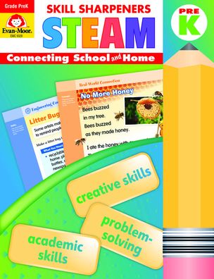 Cover for Evan-Moor Educational Publishers · Skill Sharpeners: Steam, Grade Prek (Taschenbuch) (2021)