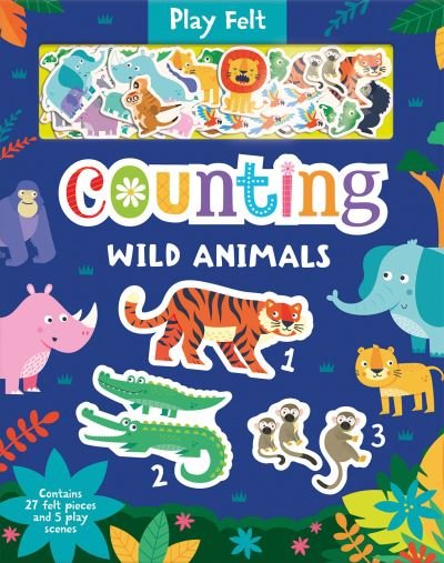 Cover for Kit Elliot · Counting Wild Animals - Play Felt Educational (Tavlebog) (2022)