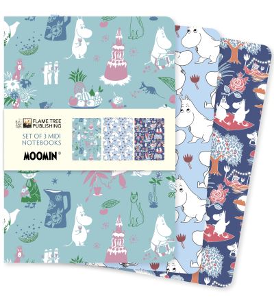 Moomin Classics Set of 3 Midi Notebooks - Midi Notebook Collections - - Books - Flame Tree Publishing - 9781804176788 - October 6, 2023