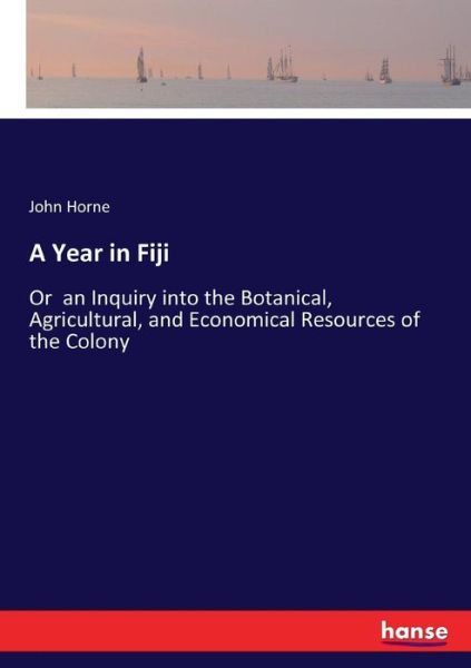 Cover for Horne · A Year in Fiji (Book) (2017)