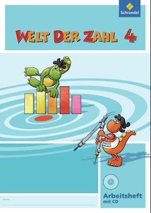 Cover for Hans-Dieter Rinkens · Welt der Zahl 4 Arbeitsheft mit CD-ROM. Berlin, Brandenburg, Bremen, Mecklenburg-Vorpommern, Sachsen-Anhalt und Thüringen (Pamphlet) (2012)