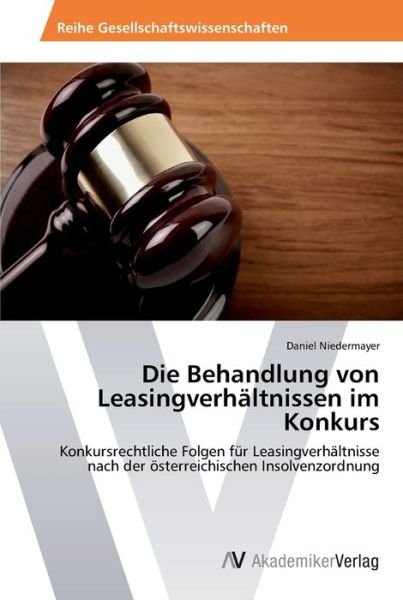 Cover for Niedermayer · Die Behandlung von Leasingv (Book) (2013)