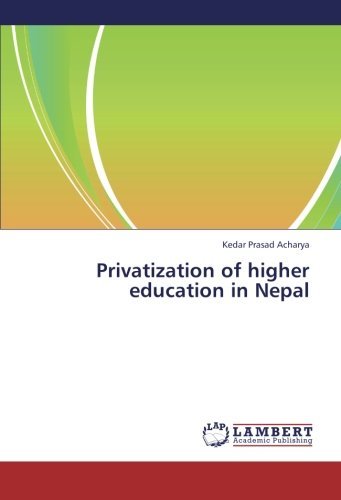 Cover for Kedar Prasad Acharya · Privatization of Higher Education in Nepal (Taschenbuch) (2013)