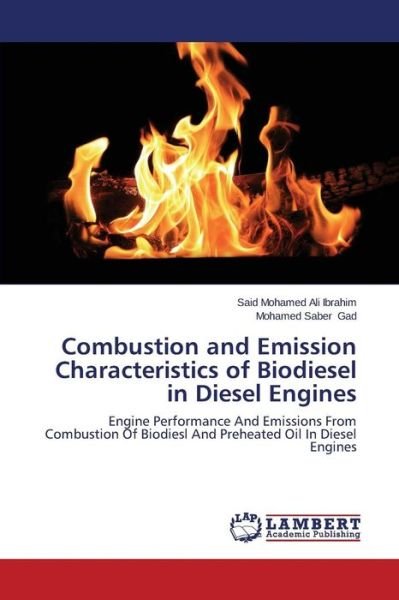Cover for Gad Mohamed Saber · Combustion and Emission Characteristics of Biodiesel in Diesel Engines (Pocketbok) (2015)
