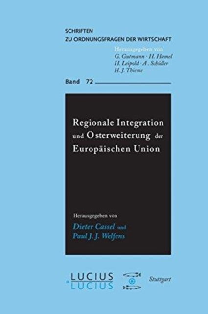 Cover for Paul J J Welfens · Regionale Integration und Osterweiterung der Europaischen Union (Paperback Book) (2003)