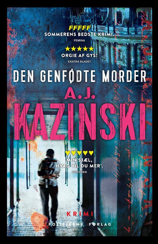 Cover for A.J. Kazinski; Anders Rønnow Klarlund; Jacob Weinreich · Den genfødte morder (Paperback Book) [6e édition] (2017)