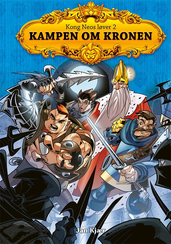 Cover for Jan Kjær · Kong Neos Løver: Kong Neos Løver 2: Kampen om kronen - lix10 (Hardcover Book) [2. Painos] (2019)
