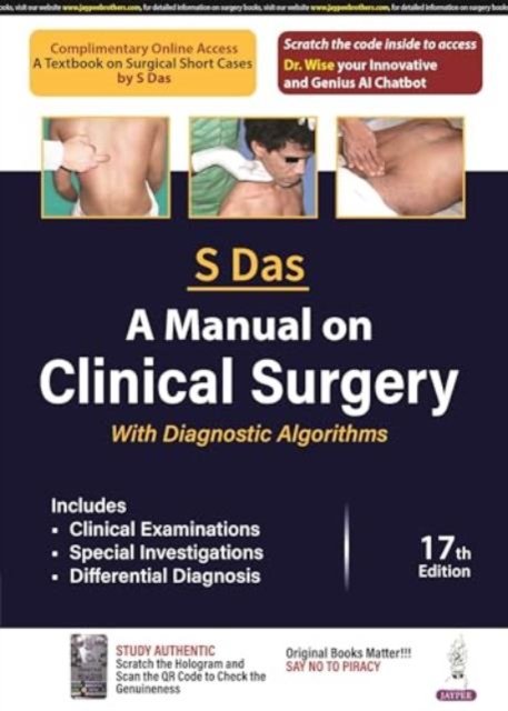 Cover for Somen Das · A Manual on Clinical Surgery: With Diagnostic Algorithms (Pocketbok) [17 Revised edition] (2024)