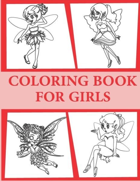 Cover for Ethan Bloom · Coloring Book For Girls (Paperback Bog) (2021)