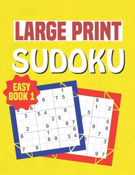 Cover for Yellow Turtle Press · Large Print Sudoku Easy Book 1 (Paperback Book) (2020)