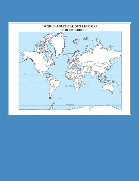 Cover for Vijay Anand R · World - Political Out Line Map for Childrens (Paperback Book) (2020)