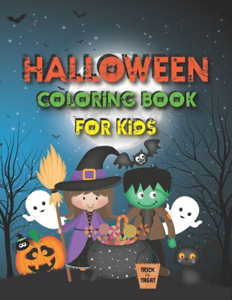 Cover for Smylaat Press · Halloween Coloring Book for Kids (Paperback Book) (2020)