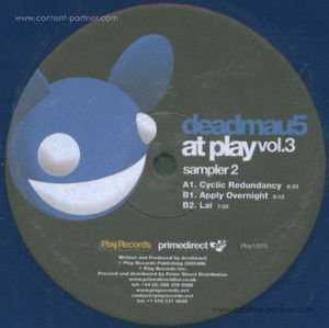 At Play Vol. 3 Sampler 2 - Deadmau5 - Música - play - 9952381655788 - 25 de agosto de 2010