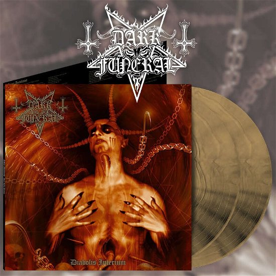 Cover for Dark Funeral · Diabolis Interium (Gold Marble Vinyl) (LP) (2021)