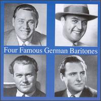 Cover for 4 Famous German Baritones / Various (CD) (1997)