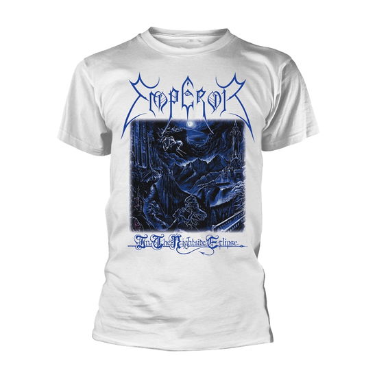 Cover for Emperor · In the Nightside Eclipse (White) (T-shirt) [size XXL] [White edition] (2019)