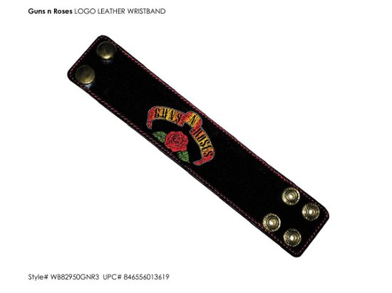Cover for Guns N' Roses · Guns N' Roses: Logo Leather (Bracciale) (Leketøy)