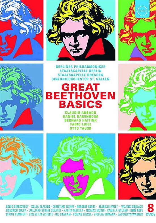 Cover for Great Beethoven Basics - Claudio Abbado Daniel Barenboim Bernard Haitink Fabio Luisi Otto Tausk (DVD) (2019)