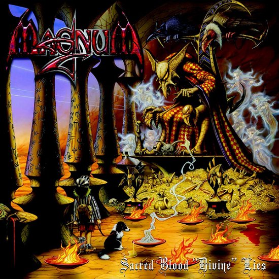 Cover for Magnum · Sacred Blood Divine Lies (2lp Red Vinyl) (LP) (2023)