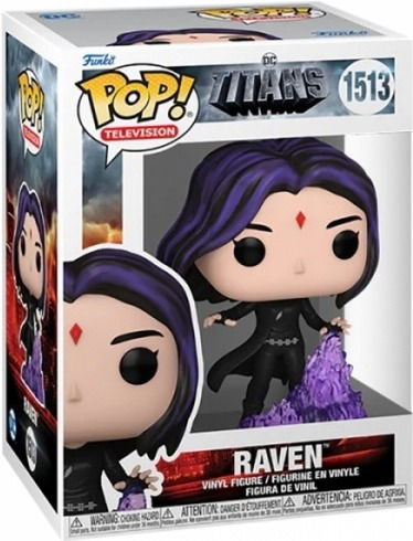 Funko Pop Television Dc Titans S1 Raven - Funko Pop Television - Produtos - Funko - 0889698758789 - 7 de maio de 2024