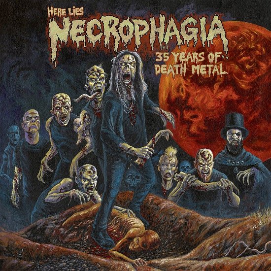 Cover for Necrophagia · Here Lies Necrophagia : 35 Years of Death Metal (CD) [Japan Import edition] (2019)