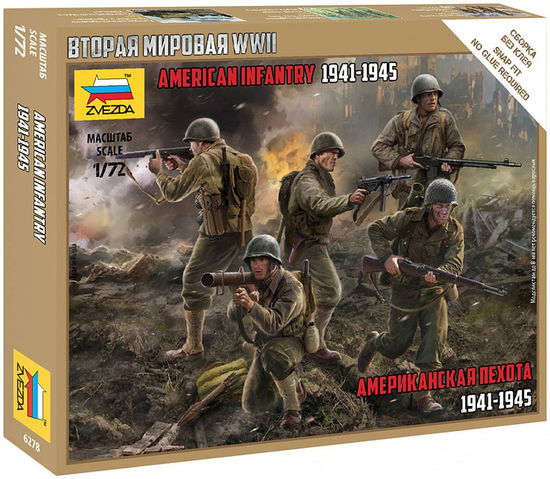 Cover for Zvezda · Zvezda - 1/72 Us Infantry Wwii (12/21) * (Toys)