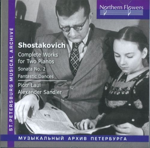 Cover for Laul Piotr / Sandler Alexander · Works For Two Pianos Northern Flowers Klassisk (CD) (2010)