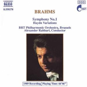 BRAHMS: Symph. 1/Haydn Variat. - Rahbari,alexander / Brtop - Musique - Naxos - 4891030502789 - 21 mars 1991
