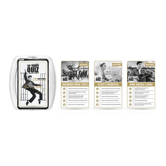 Elvis Top Trumps Quiz - Elvis Presley - Lautapelit - ELVIS - 5036905039789 - sunnuntai 29. toukokuuta 2022