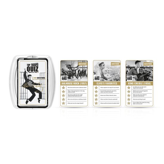 Elvis Top Trumps Quiz - Elvis Presley - Brætspil - ELVIS - 5036905039789 - 29. maj 2022
