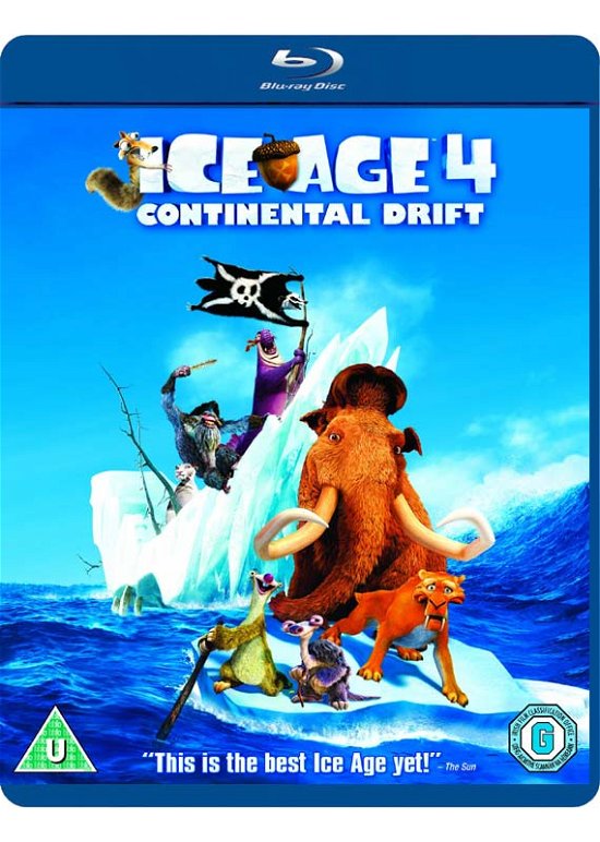 Cover for (UK-Version evtl. keine dt. Sprache) · Ice Age 4 - Continental Drift (Blu-ray) (2013)