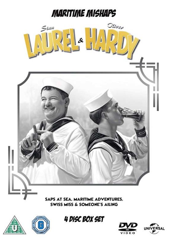 Cover for Laurel  Hardy Maritime Mishaps DVD · Laurel and Hardy - Maritime Mishaps (DVD) (2018)