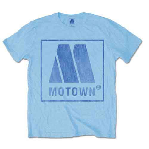 Cover for Motown Records · Motown Records Unisex T-Shirt: Vintage Logo (Light Blue) (T-shirt) [size XL] [Blue - Unisex edition] (2015)
