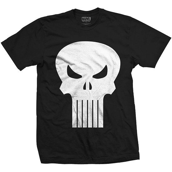Cover for Marvel Comics · Marvel Comics Unisex T-Shirt: Punisher Skull (T-shirt) [size L] [Black - Unisex edition]