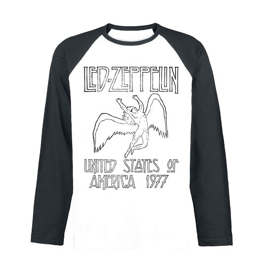 Cover for Led Zeppelin · USA 77 (MERCH) [size S] [White edition] (2018)