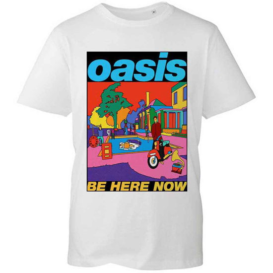 Oasis Unisex T-Shirt: Be Here Now Illustration - Oasis - Fanituote - PHD - 5056187758789 - perjantai 17. maaliskuuta 2023