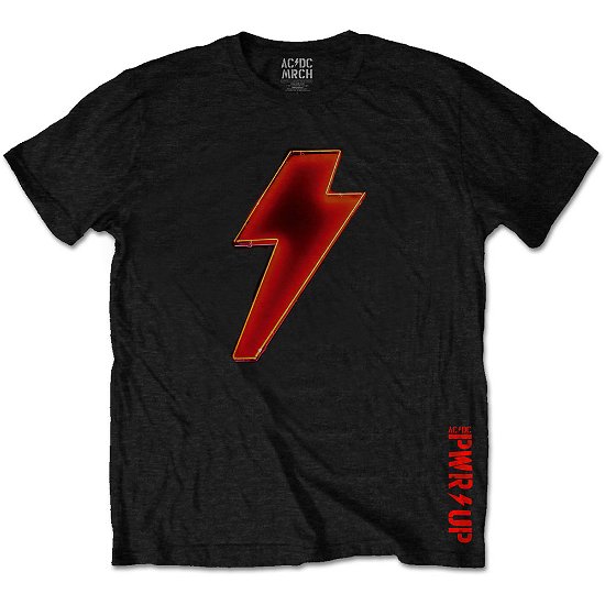 Cover for AC/DC · AC/DC Unisex T-Shirt: Bolt Logo (T-shirt) [size L] [Black - Unisex edition]