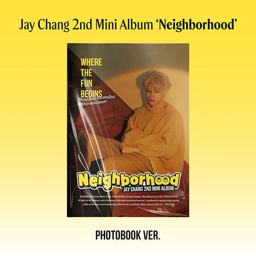 Cover for Jay Chang · Neighborhood (Płyta CD/Gadżety) [Photobook edition] (2024)