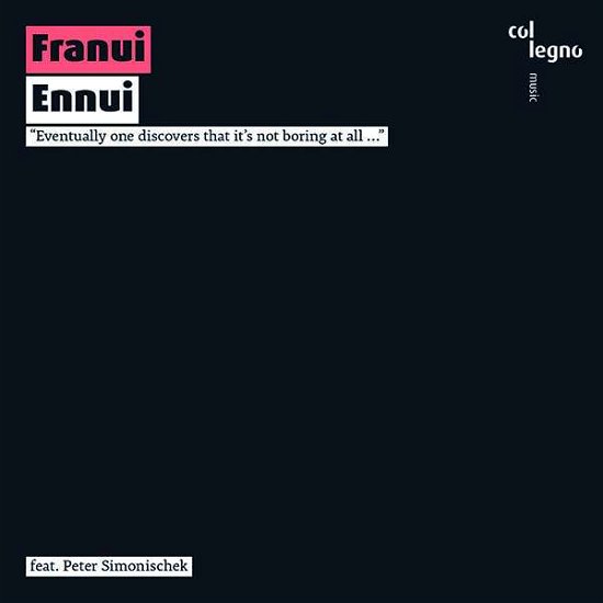 Cover for Franui / Simonischek,Peter · Ennui (CD) (2019)