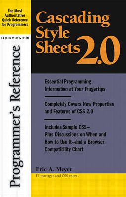 Cover for Eric Meyer · Cascading Style Sheets 2.0 Programmer's Reference (Pocketbok) [Ed edition] (2001)