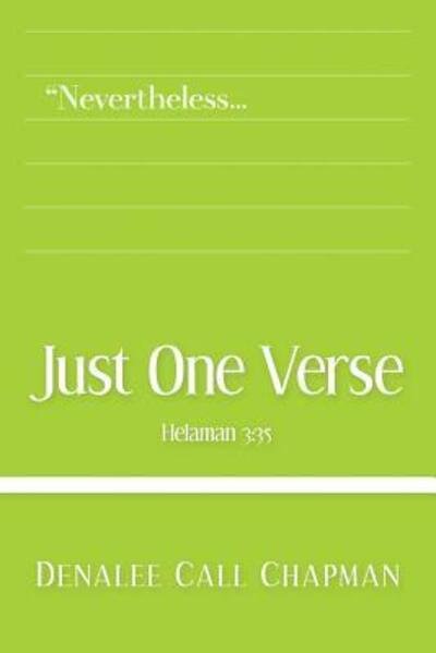 Cover for Denalee Call Chapman · Just One Verse (Paperback Bog) (2016)