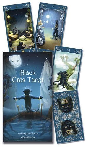 Cover for Maria Kuara · The Black Cats Tarot Deck (Flashcards) [Tcr Crds B edition] (2013)