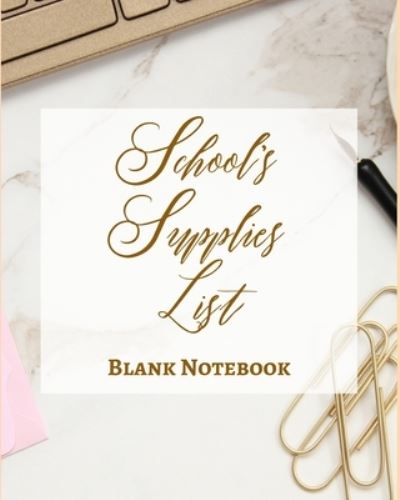 School's Supplies List - Blank Notebook - Write It Down - Pastel Rose Gold Brown Chocolate Cocoa Marble Abstract Modern - Presence - Books - Blurb - 9781034226789 - January 15, 2021