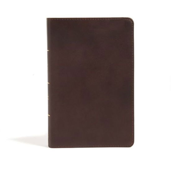CSB Large Print Personal Size Reference Bible, Brown Genuine Leather, Indexed - CSB Bibles by Holman CSB Bibles by Holman - Books - Cengage Learning, Inc - 9781433647789 - September 30, 2017